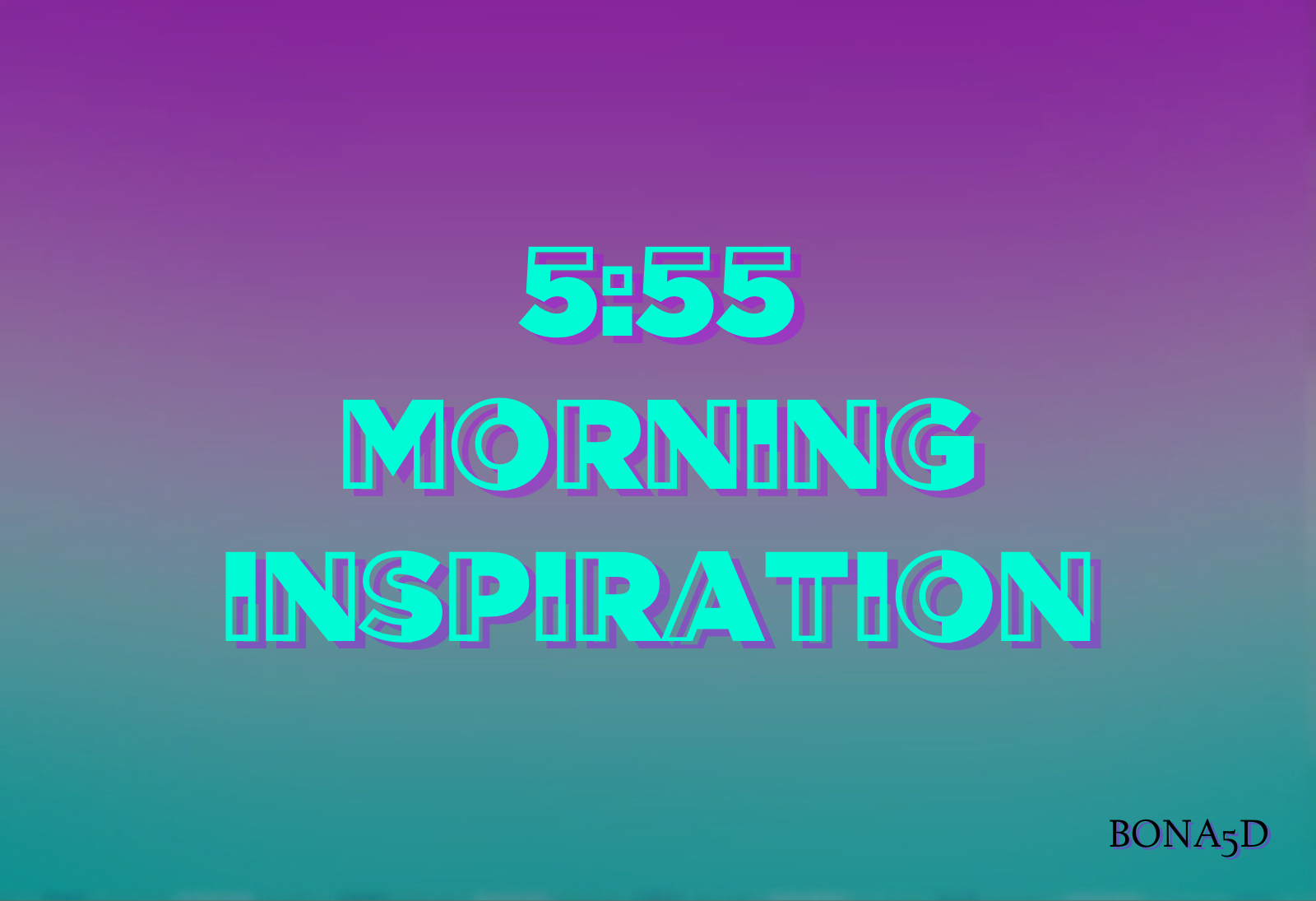 03-05-20 Morning Inspiration